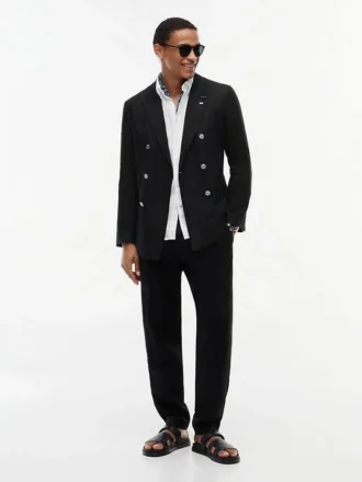 Blazer de linho New York Label