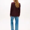 Blazer de mistura de lã com corte descontraído
