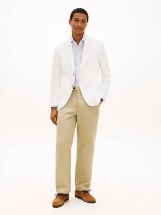 Blazer de sarja sem forro