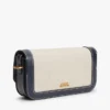 Bolsa a tiracolo em lona com monograma Script Bolsa a tiracolo em lona com monograma Script