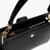 Bolsa Mini Satchel com fecho monograma