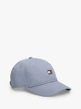 Boné de basebol escovado com emblema Tommy Jeans