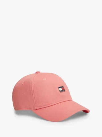 Boné de basebol escovado com emblema Tommy Jeans