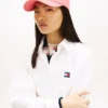 Boné de basebol escovado com emblema Tommy Jeans