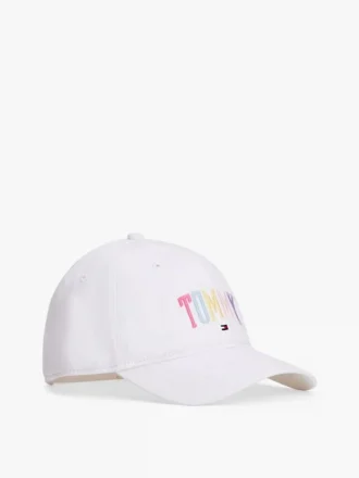 Boné de basebol multicolorido com logótipo Tommy para criança
