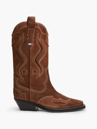 Botas de cowboy em camurça Tommy Jeans