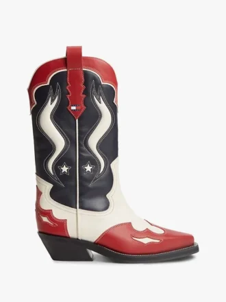 Botas de cowboy em pele Tommy Jeans