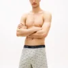 Boxer de malha estampado