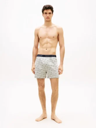 Boxer de malha estampado