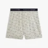Boxer de malha estampado