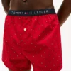 Boxer de tecido com corte justo