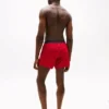 Boxer de tecido com corte justo