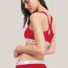 Bralette com logótipo Tommy