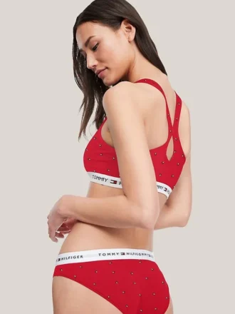Bralette com logótipo Tommy