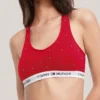 Bralette com logótipo Tommy