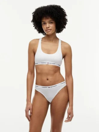 Bralette sem forro com logótipo Tommy