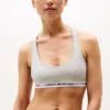 Bralette sem forro com logótipo Tommy