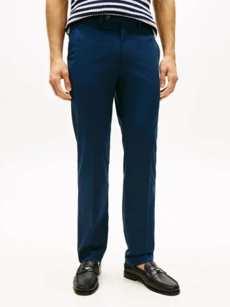 Calças chino de corte reto New York Label