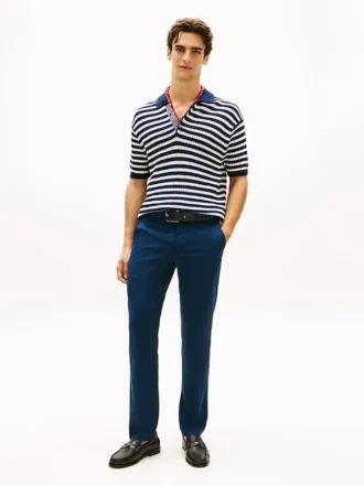 Calças chino de corte reto New York Label