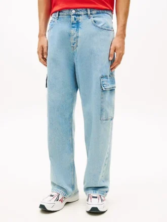 Calças de ganga cargo largas Tommy Jeans Calças de ganga cargo largas Tommy Jeans