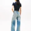 Calças de Jeans de cintura alta e perna larga da Tommy Jeans Calças de Jeans de cintura alta e perna larga da Tommy Jeans