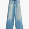 Calças de Jeans de cintura alta e perna larga da Tommy Jeans Calças de Jeans de cintura alta e perna larga da Tommy Jeans