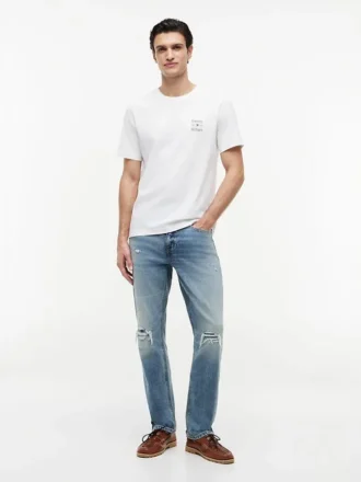 Calças de Jeans de corte reto