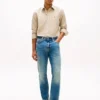 Calças de Jeans de corte reto