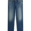 Calças de Jeans de corte reto