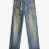 Calças de Jeans largas com estampado de correntes da Tommy Jeans