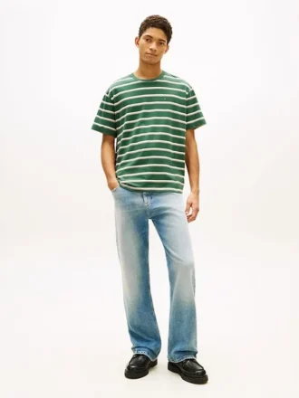 Calças de jeans Tommy Jeans com corte bootcut desgastado Calças de jeans Tommy Jeans com corte bootcut desgastado