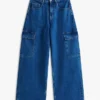 Calças de jeans Tommy Jeans de corte largo e perna larga Calças de jeans Tommy Jeans de corte largo e perna larga