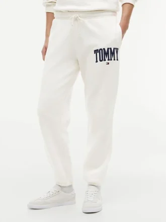 Calças de treino com logótipo Tommy Varsity