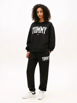 Calças de treino com logótipo Varsity Tommy