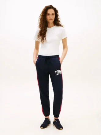 Calças de treino Varsity Tommy Logo Colorblock