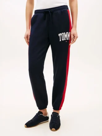 Calças de treino Varsity Tommy Logo Colorblock