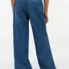 Calças largas de chambray para criança