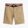 Calções chino com cinto para criança Calções chino com cinto para criança