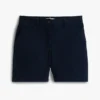 Calções chino elásticos de 18 cm Calções chino elásticos de 18 cm