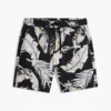 Calções com corte regular de 18 cm com estampado tropical Calções com corte regular de 18 cm com estampado tropical