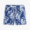 Calções com corte regular de 18 cm com estampado tropical Calções com corte regular de 18 cm com estampado tropical