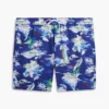 Calções de banho com estampado de surf de 18 cm Calções de banho com estampado de surf de 18 cm