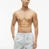 Calções de banho com estampado floral de 18 cm