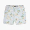 Calções de banho com estampado floral de 18 cm