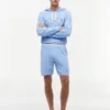 Calções de dormir com logótipo Hilfiger em piqué Calções de dormir com logótipo Hilfiger em piqué