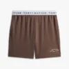 Calções de dormir com logótipo Hilfiger em piqué Calções de dormir com logótipo Hilfiger em piqué