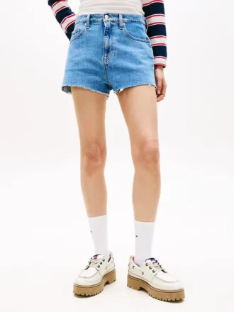 Calções de ganga com bainha crua Tommy Jeans