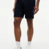 Calções de moletom com logótipo Tommy bordado Calções de moletom com logótipo Tommy bordado