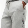 Calções de moletom com logótipo Tommy bordado Calções de moletom com logótipo Tommy bordado