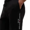 Calções de moletom com logótipo Tommy bordado Calções de moletom com logótipo Tommy bordado